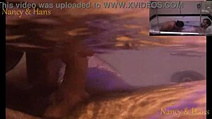 Hans and Nancy's underwater blowjob captured by GoPro